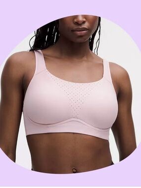 Lululemon Run Times Bra High Impact Support Molded Cups Size 36 C Lavender